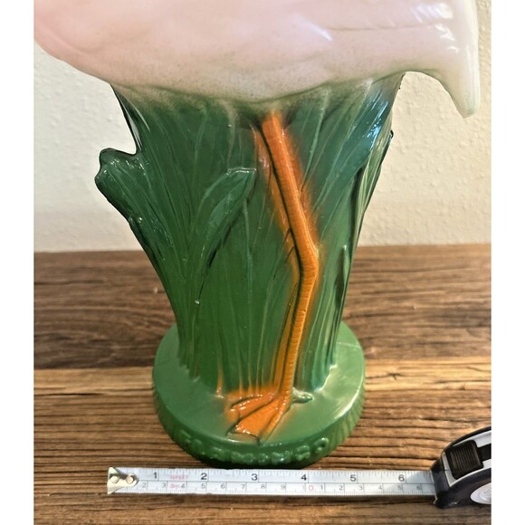 Vintage Pink Flamingo Bird Plastic Blow Mold 15 Inches Light TV Lamp - Picture 14 of 16